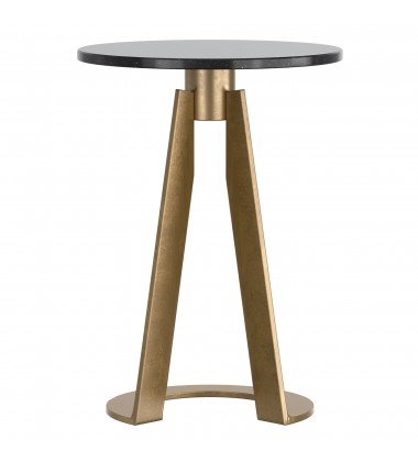  Worldwide-ROUND ACCENT TABLE-(501-112BK)