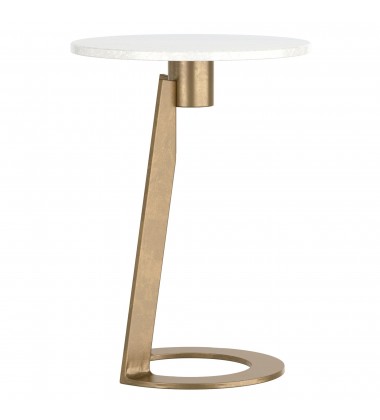  Worldwide-ROUND ACCENT TABLE-(501-112WT)