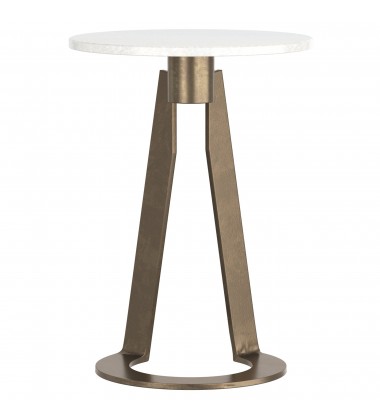  Worldwide-ROUND ACCENT TABLE-(501-112WT)