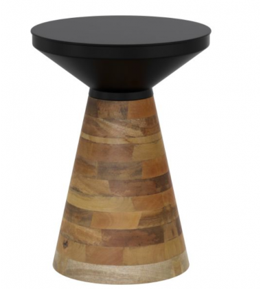  Worldwide -BODEN-ACCENT TABLE-BLACK - (501-229BLK)