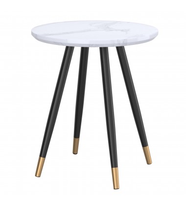  Worldwide -EMERY-ACCENT TABLE-WHITE - (501-294WT)