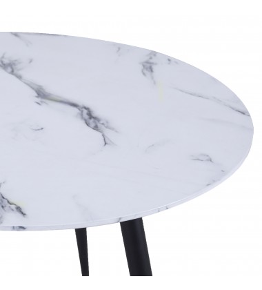  Worldwide -EMERY-ACCENT TABLE-WHITE - (501-294WT)