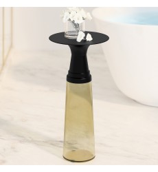  Worldwide -INDIGO-ACCENT TABLE-BROWN - (501-308BN)