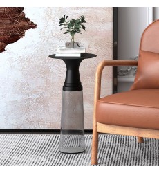  Worldwide -INDIGO-ACCENT TABLE-CLEAR - (501-308CL)