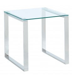  Worldwide -ZEVON-ACCENT TABLE-SILVER - (501-408CH)