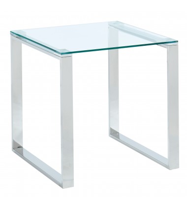  Worldwide -ZEVON-ACCENT TABLE-SILVER - (501-408CH)