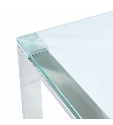  Worldwide -ZEVON-ACCENT TABLE-SILVER - (501-408CH)