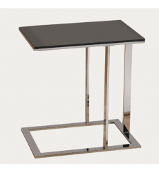 Worldwide -MOD-ACCENT TABLE-CHROME/BLACK - (501-410)  Worldwide -MOD-ACCENT TABLE-CHROME/BLACK - (501-410)
