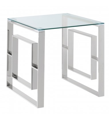  Worldwide -EROS-ACCENT TABLE-SILVER - (501-482CH)