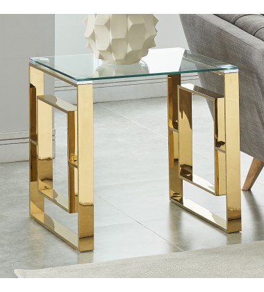  Worldwide -EROS-ACCENT TABLE-GOLD - (501-482GL)