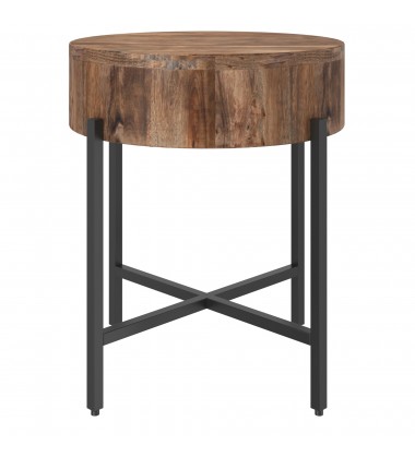  Worldwide -BLOX-ACCENT TABLE-NATURAL - (501-528NAT)