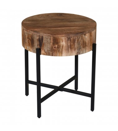  Worldwide -BLOX-ACCENT TABLE-NATURAL - (501-528NAT)