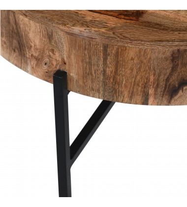  Worldwide -BLOX-ACCENT TABLE-NATURAL - (501-528NAT)