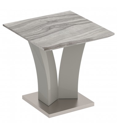  Worldwide -NAPOLI-ACCENT TABLE-GREY - (501-545GY)
