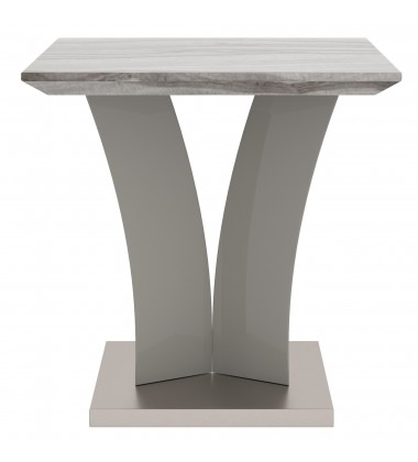  Worldwide -NAPOLI-ACCENT TABLE-GREY - (501-545GY)