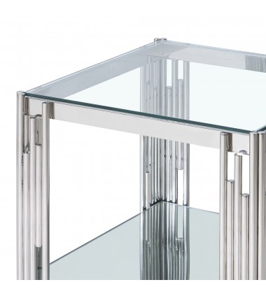  Worldwide -ESTREL-ACCENT TABLE LARGE-SILVER - (501-630CH_L)