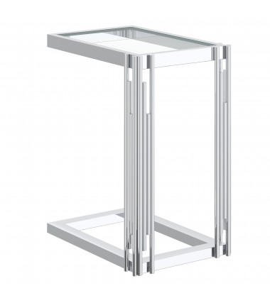  Worldwide -ESTREL-ACCENT TABLE SMALL-SILVER - (501-630CH_S)