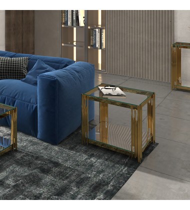  Worldwide -ESTREL-ACCENT TABLE LARGE-GOLD - (501-630GL_L)