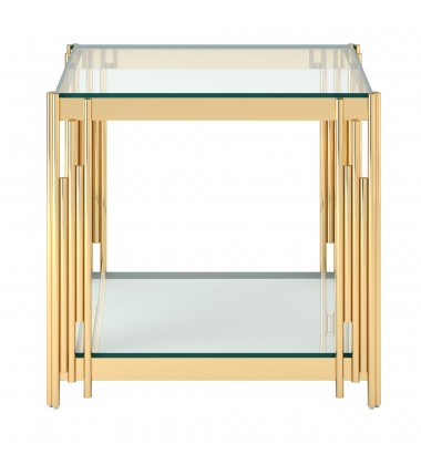  Worldwide -ESTREL-ACCENT TABLE LARGE-GOLD - (501-630GL_L)