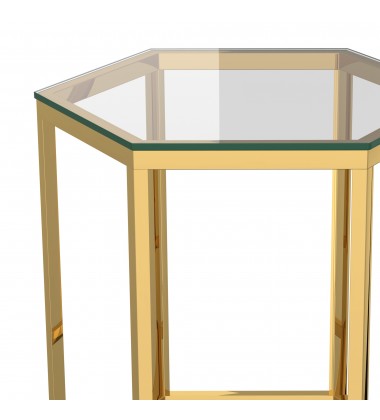 Worldwide -FLEUR-ACCENT TABLE-GOLD - (501-635GL) Worldwide -FLEUR-ACCENT TABLE-GOLD - (501-635GL)