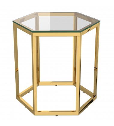 Worldwide -FLEUR-ACCENT TABLE-GOLD - (501-635GL) Worldwide -FLEUR-ACCENT TABLE-GOLD - (501-635GL)