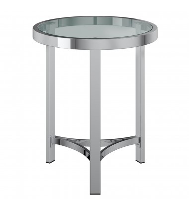 Worldwide -STRATA-ACCENT TABLE-CHROME - (501-746) Worldwide -STRATA-ACCENT TABLE-CHROME - (501-746)