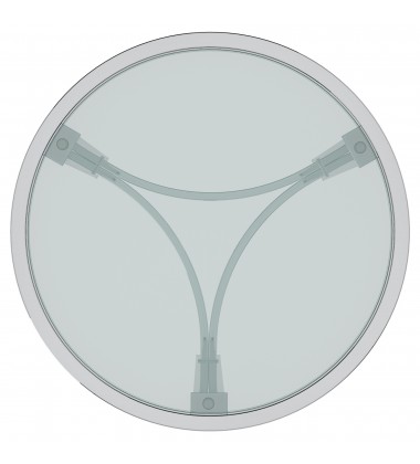 Worldwide -STRATA-ACCENT TABLE-CHROME - (501-746) Worldwide -STRATA-ACCENT TABLE-CHROME - (501-746)