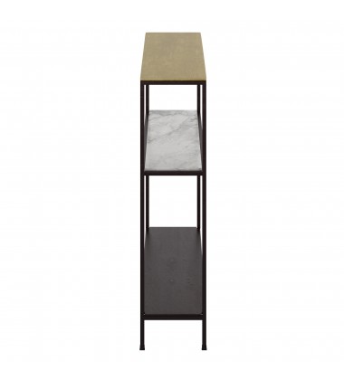  Worldwide -IZZY-CONSOLE TABLE-ANTIQUE GOLD_BLACK - (502-179GL_BK)