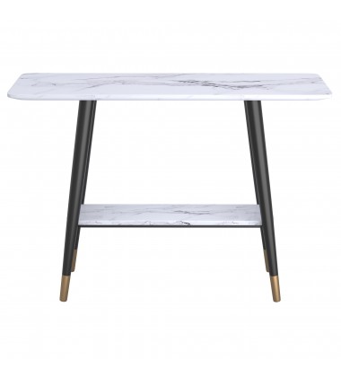  Worldwide -EMERY-2TIER CONSOLE TABLE-WHITE - (502-294WT)