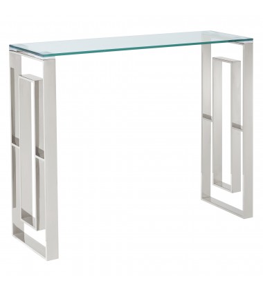  Worldwide -EROS-CONSOLE/DESK-SILVER - (502-482CH)