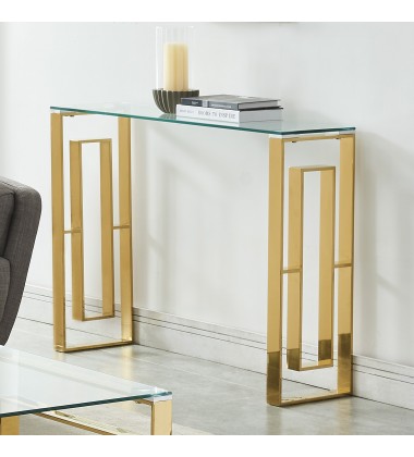  Worldwide -EROS-CONSOLE/DESK-GOLD - (502-482GL)