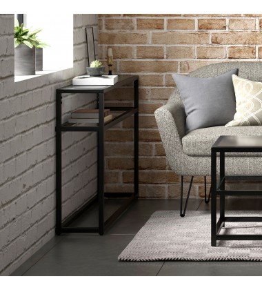  Worldwide -QUINN-CONSOLE TABLE-BLACK - (502-524BK)