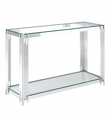  Worldwide -ESTREL-CONSOLE TABLE-SILVER - (502-630CH)