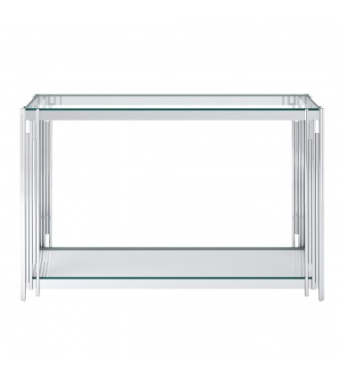  Worldwide -ESTREL-CONSOLE TABLE-SILVER - (502-630CH)