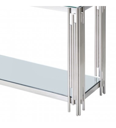 Worldwide -ESTREL-CONSOLE TABLE-SILVER - (502-630CH)