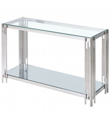  Worldwide -ESTREL-CONSOLE TABLE-SILVER - (502-630CH)