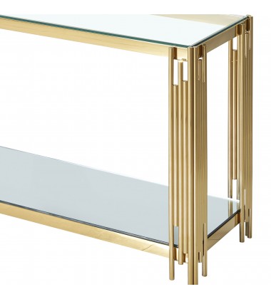  Worldwide -ESTREL-CONSOLE TABLE-GOLD - (502-630GL)