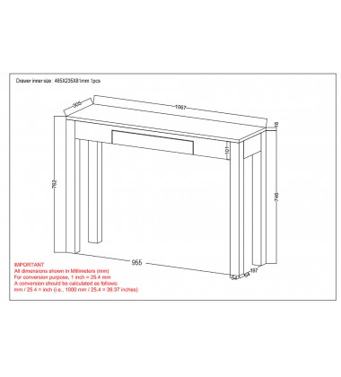 Worldwide -IDRIS-CONSOLE/DESK-DARK SHEESHAM - (502-814DSH)  Worldwide -IDRIS-CONSOLE/DESK-DARK SHEESHAM - (502-814DSH)
