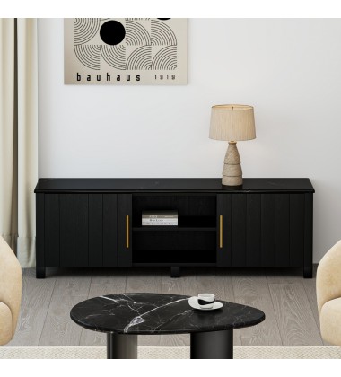  Worldwide-MEDIA CABINET-(506-844BLK_MED)