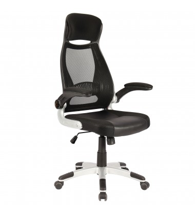  Worldwide -FIGO-OFFICE CHAIR-BLACK - (802-840BK)
