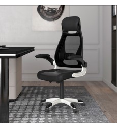  Worldwide -FIGO-OFFICE CHAIR-BLACK - (802-840BK)