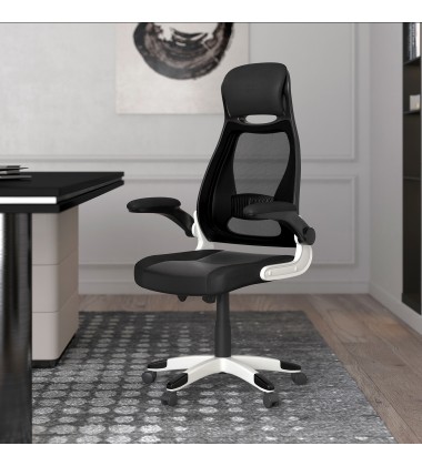  Worldwide -FIGO-OFFICE CHAIR-BLACK - (802-840BK)