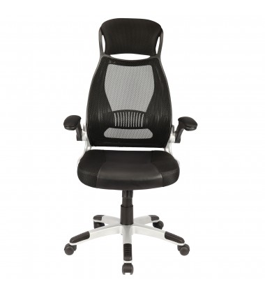  Worldwide -FIGO-OFFICE CHAIR-BLACK - (802-840BK)