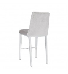 Xcella - Alisa Grey Velvet Counter Chair GY-COU8115-XX 