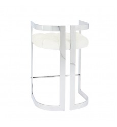 Xcella - Majestic Ivory Fabric Counter Chair GY-COU-8050